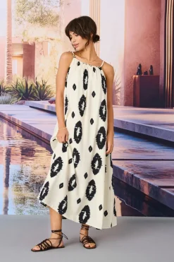 Only Kjoler<Onlelanor Sl Braid Ankel Dress