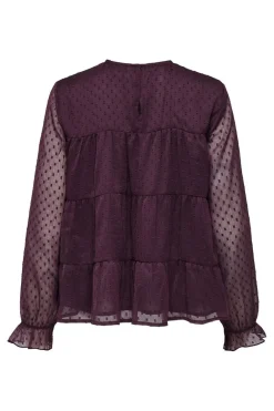 New Onleliza Life Ls Dobby Top Bluser & Skjorter