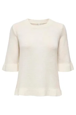 Onlella Ss Frill O-Neck Knt T-Shirts & Toppe