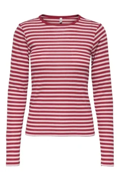Hot Onlelli L/S Rib Top T-Shirts & Toppe