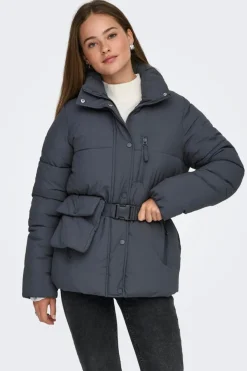 Onlellie Pouch Puffer Jacket Overtøj & Jakker