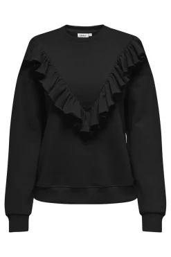 Only Bluser & Skjorter|Sweatsæt & Comfy Wear<Onlely L/S O-Neck Fringe Swt