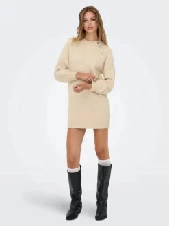 Sale Onlemma Life Ls Button Onec Dress Cc Knt Kjoler