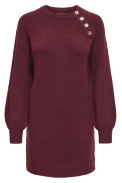 Only Kjoler<Onlemma Life Ls Button Onec Dress Cc Knt