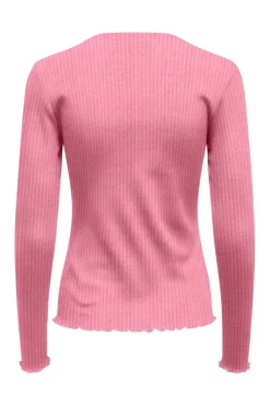 Only Bluser & Skjorter<Onlemma L/S Rib Basic Top