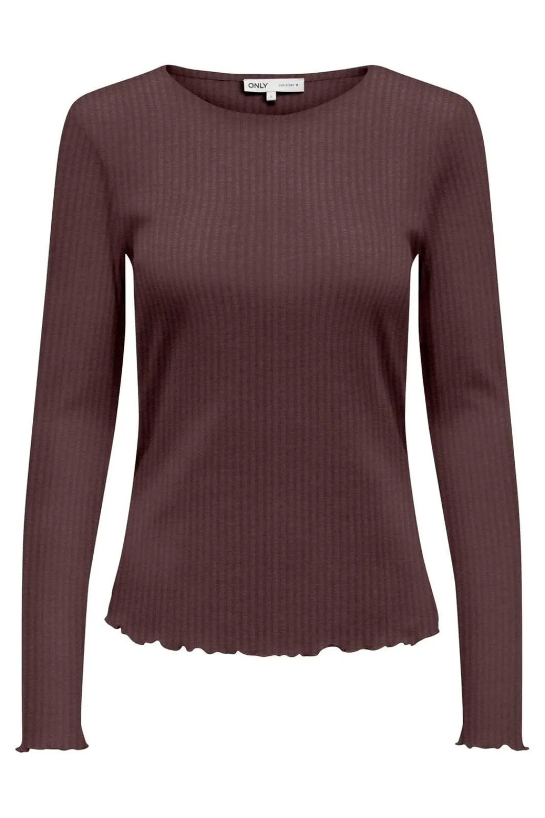 Sale Onlemma L/S Rib Basic Top Bluser & Skjorter
