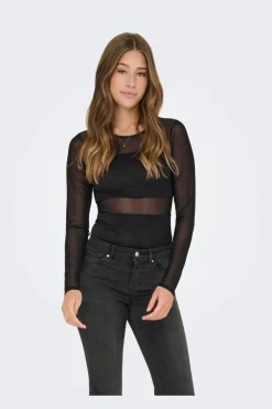 Discount Onlesther Glitter L/S Body Nattøj & Lingeri|Bluser & Skjorter