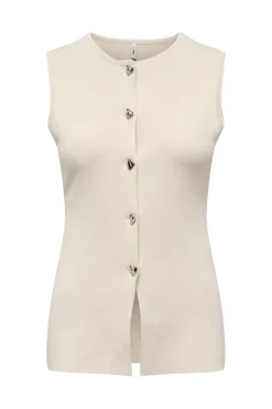 Only Veste<Onlevelin Life Sl Vest Cc Knt