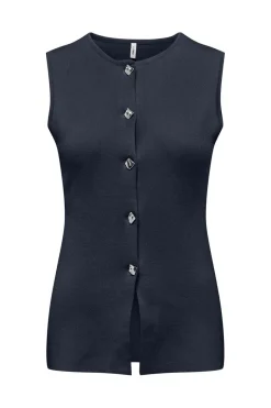 Online Onlevelin Life Sl Vest Cc Knt Veste