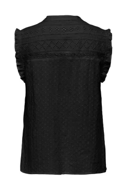 Only T-Shirts & Toppe|Ammevenligt Tøj<Onlevelyn Sl V-Neck Top Ox