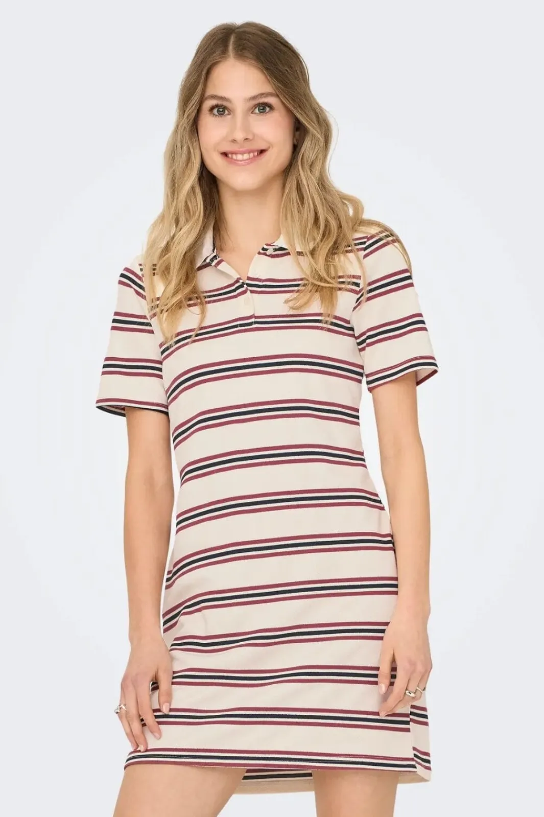 Best Onlevie S/S Polo Dress 15357166 Kjoler