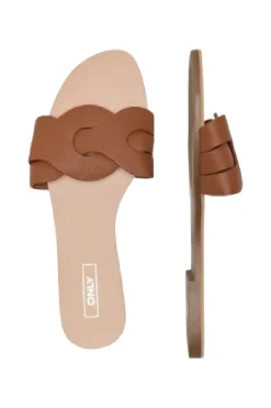 Hot Onlfeli-6 Leather Slip On Sandal Sandaler