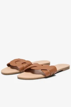 Hot Onlfeli-6 Leather Slip On Sandal Sandaler