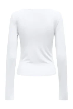 Onlfelina L/S Boatneck Slit Top Bluser & Skjorter