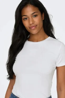 Online Onlfelina S/S O-Neck Top T-Shirts & Toppe