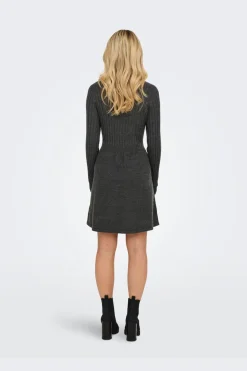 Only Kjoler<Onlfia Ls Cable Dress Knt
