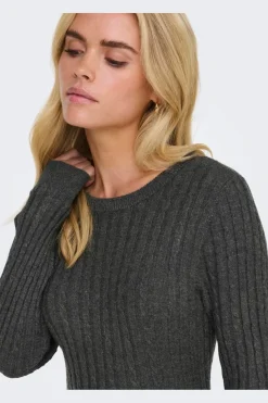 Only Kjoler<Onlfia Ls Cable Dress Knt