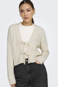 Only Cardigans|Ammevenligt Tøj<Onlfia Ls String Cardigan Knt Nca