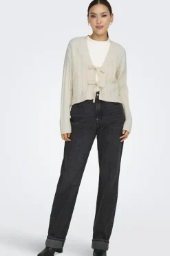 Only Cardigans|Ammevenligt Tøj<Onlfia Ls String Cardigan Knt Nca