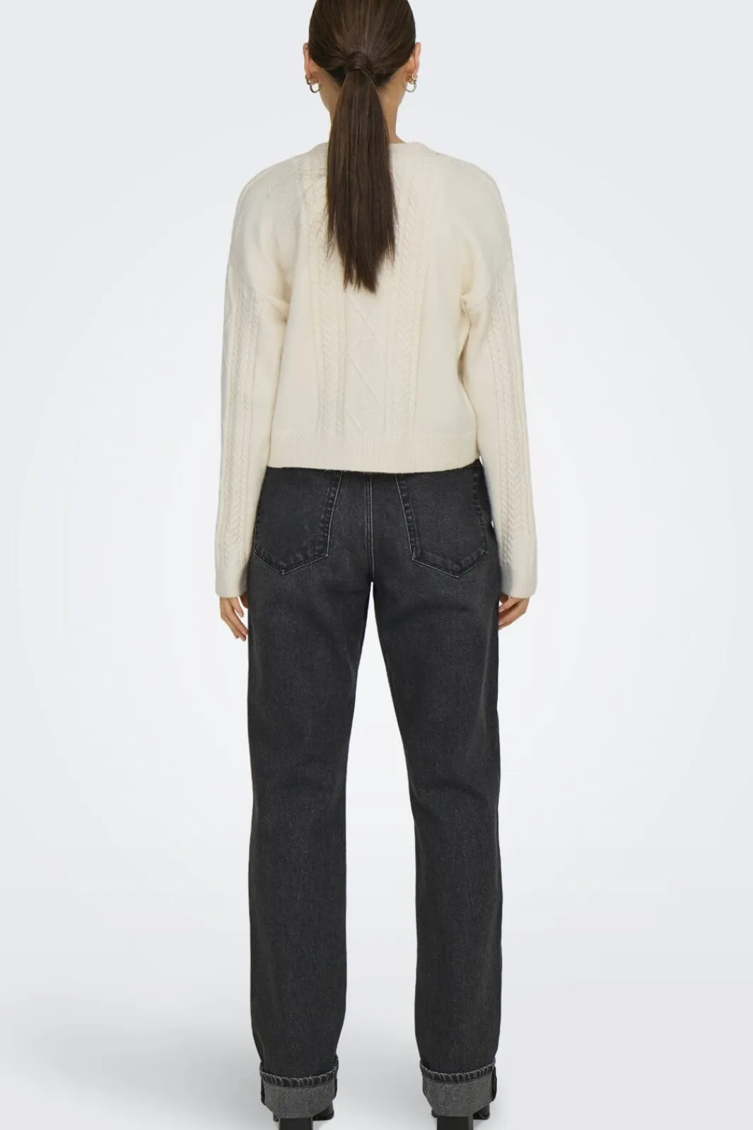 Only Cardigans|Ammevenligt Tøj<Onlfia Ls String Cardigan Knt Nca