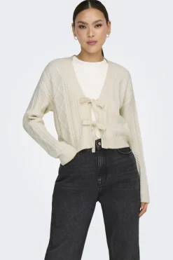 Only Cardigans|Ammevenligt Tøj<Onlfia Ls String Cardigan Knt Nca