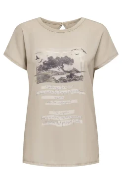 Hot Onlflora Reg S/S Art Foil Top Box T-Shirts & Toppe