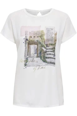 Only T-Shirts & Toppe<Onlflora Reg S/S Art Foil Top Box