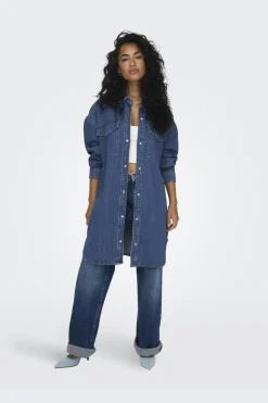 Only Bluser & Skjorter<Onlfloyd Ls Ovs Dress Azg