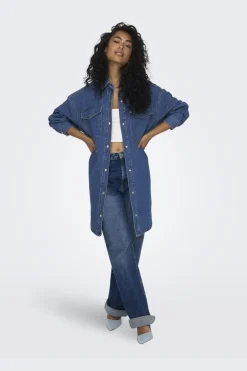 Only Bluser & Skjorter<Onlfloyd Ls Ovs Dress Azg