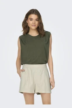 Only T-Shirts & Toppe<Onlfree Life S/L Modal Satin Mix Top