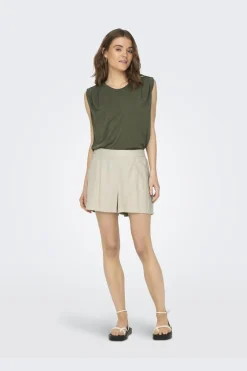 Only T-Shirts & Toppe<Onlfree Life S/L Modal Satin Mix Top