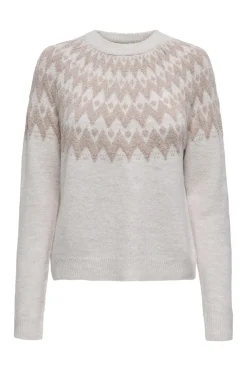 Sale Onlfry Ls Jq Glitter O-Neck Cc Knt Strik|Bluser & Skjorter