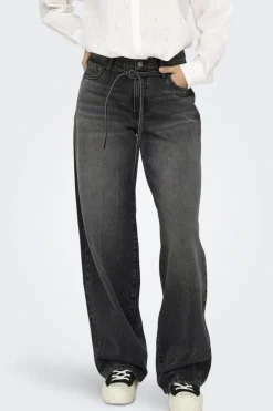 Hot Onlgianna Straight Dot980 Bukser, Jeans & Leggings