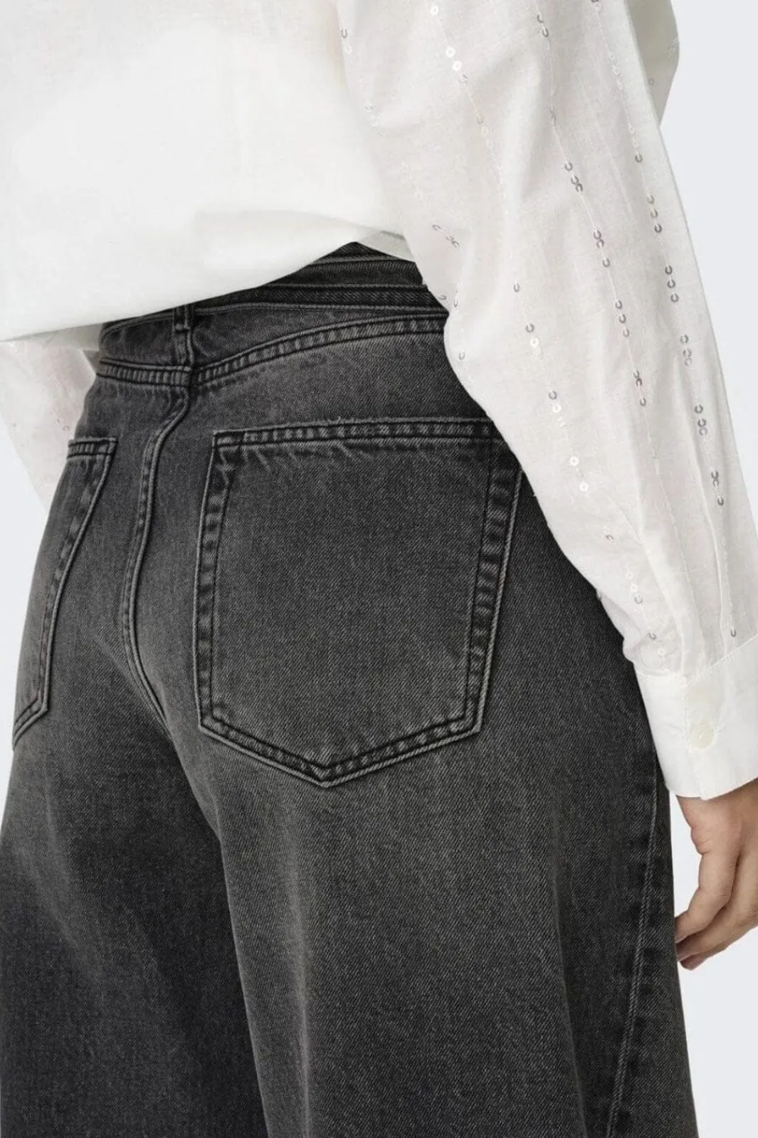 Hot Onlgianna Straight Dot980 Bukser, Jeans & Leggings