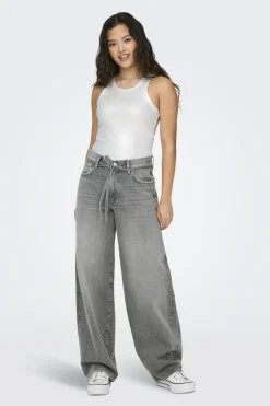 Discount Onlgianna Straight Jeans Dot757 Bukser, Jeans & Leggings