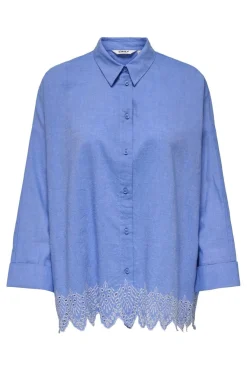 Best Onlgraces Tulum Ls Emb Shirt Bluser & Skjorter|Ammevenligt Tøj