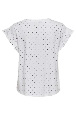 Outlet Onlgrape S/S Frill O-Neck Top T-Shirts & Toppe