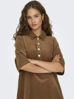 Outlet Onlgry-Nessa S/S Cord Dress Kjoler