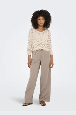 Online Onlhattie Pleat Str Pant Tlr Bukser, Jeans & Leggings