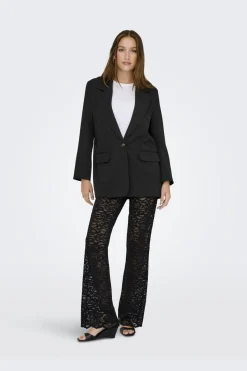 Hot Onlhattie-Lana L/S Overs Mel Blazer Tlr Blazere