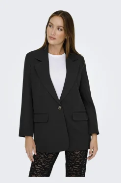 Hot Onlhattie-Lana L/S Overs Mel Blazer Tlr Blazere