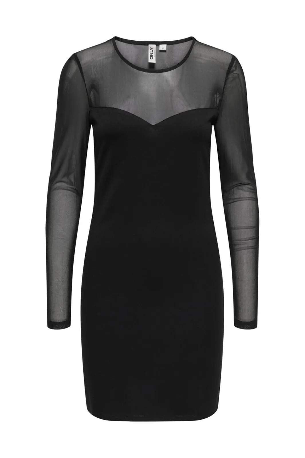 Only Kjoler<Onlheart-Becki L/S Mix Bodycondress