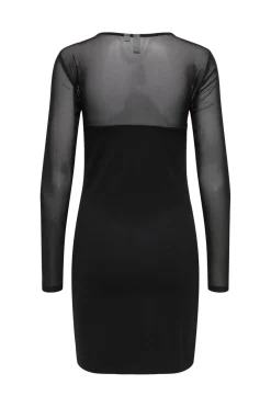 Only Kjoler<Onlheart-Becki L/S Mix Bodycondress