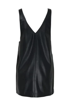 Sale Onlheidi Faux Leather Spencer Dress Kjoler