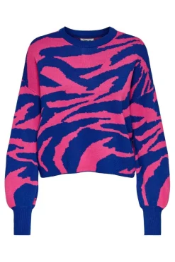Sale Onlhilla Ls Jq Mix Box O-Neck Knt Strik|Bluser & Skjorter