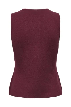 Sale Onlibi Button Sl Vest Cc Knt T-Shirts & Toppe