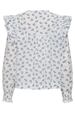 Sale Onlidris Ls Frill Tape Top Bluser & Skjorter