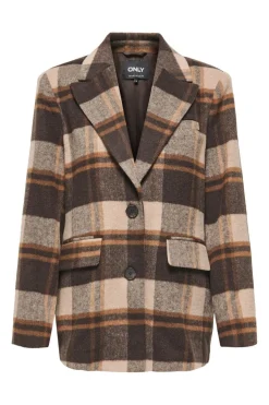 Only Sæt 🛍️|Jakkesæt<Onlimmy Life Check Blazer