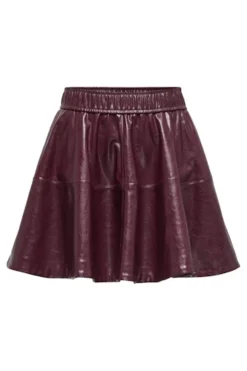 Only Nederdele<Onljacky Faux Leathe Skater Skirt