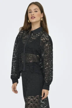 Onljilli Lace Mix Shirt Bluser & Skjorter|Ammevenligt Tøj
